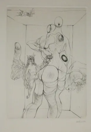Гравюра Bellmer - A Sade 4