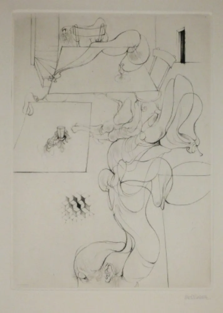 Гравюра Bellmer - A Sade 9