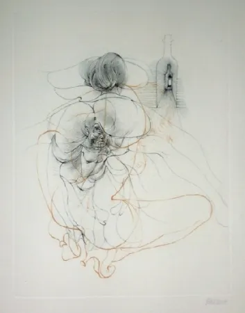 Офорт И Аквитанта Bellmer - Aline et Valcour