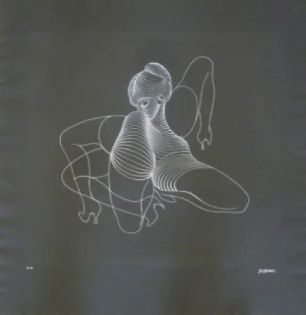 Гравюра Bellmer - Céphalopode double