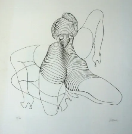 Офорт Bellmer - Cephalopode double