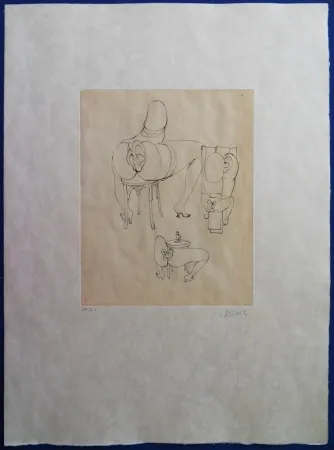 Гравюра Bellmer - Elle s'est assise