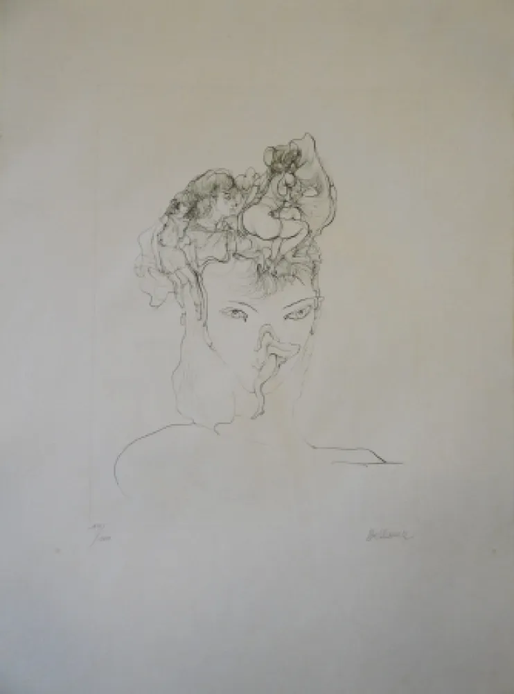 Гравюра Bellmer - Jeune-fille