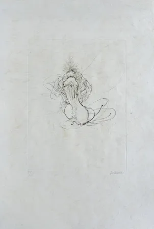 Офорт Bellmer - La bataille (D. 118)