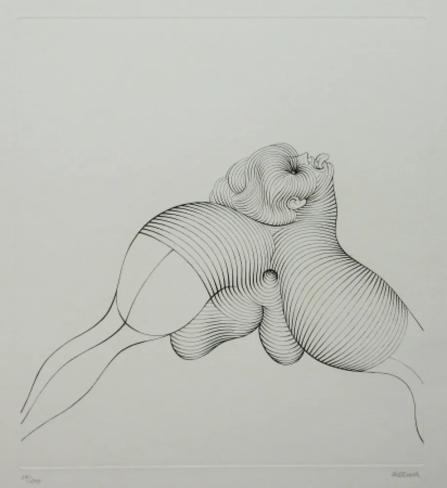 Офорт Bellmer - La Céphalopode