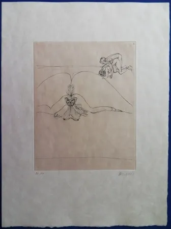 Гравюра Bellmer - Le corps s'offre