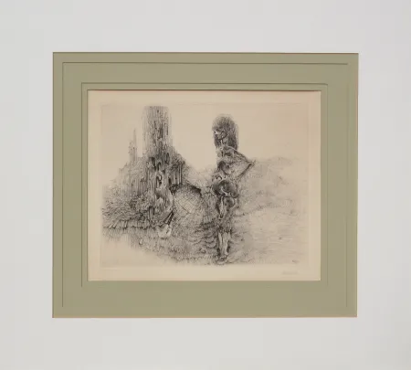 Гравюра Bellmer - Le Vermoulu et le Plissé