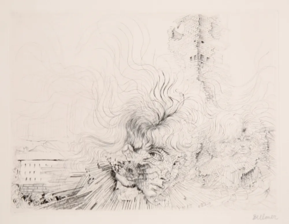 Гравюра Bellmer - Les Milles en Feu 