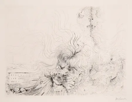 Гравюра Bellmer - Les Milles en Feu 