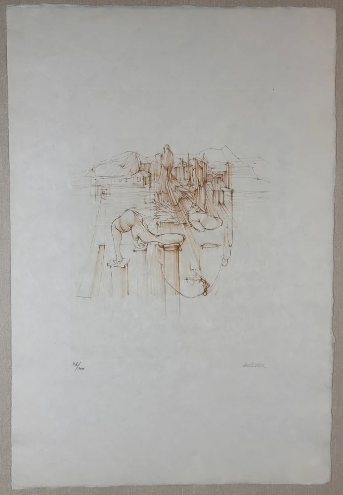 Гравюра Bellmer - L'Usine