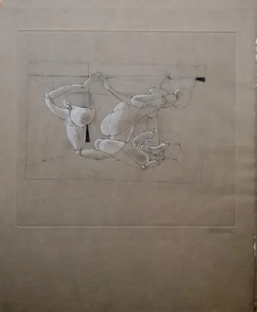 Офорт И Аквитанта Bellmer - Marionnette 4