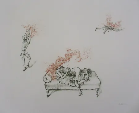 Гравюра Bellmer - Miroir des songes Pl.12