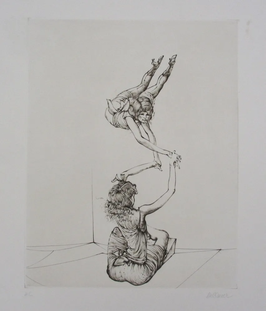 Гравюра Bellmer - Miroir des songes Pl.6