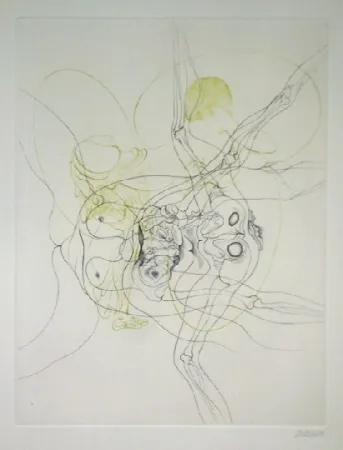 Офорт И Аквитанта Bellmer - Notes pour la nouvelle Justine