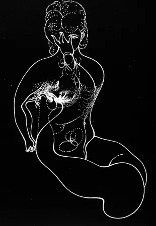 Офорт Bellmer - Nu  