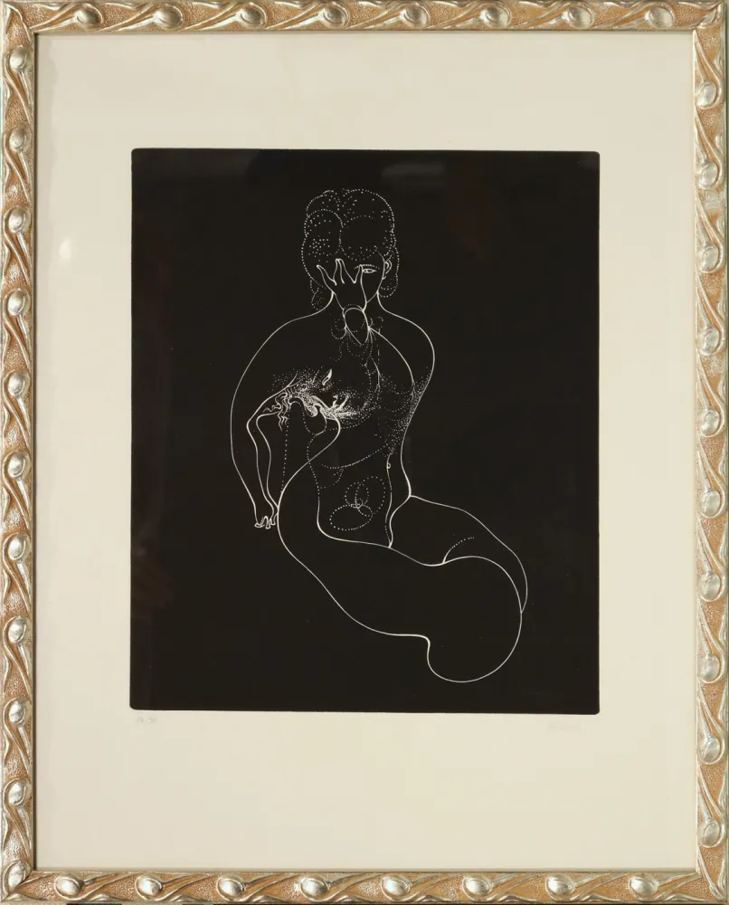 Офорт Bellmer - Nudo immobile