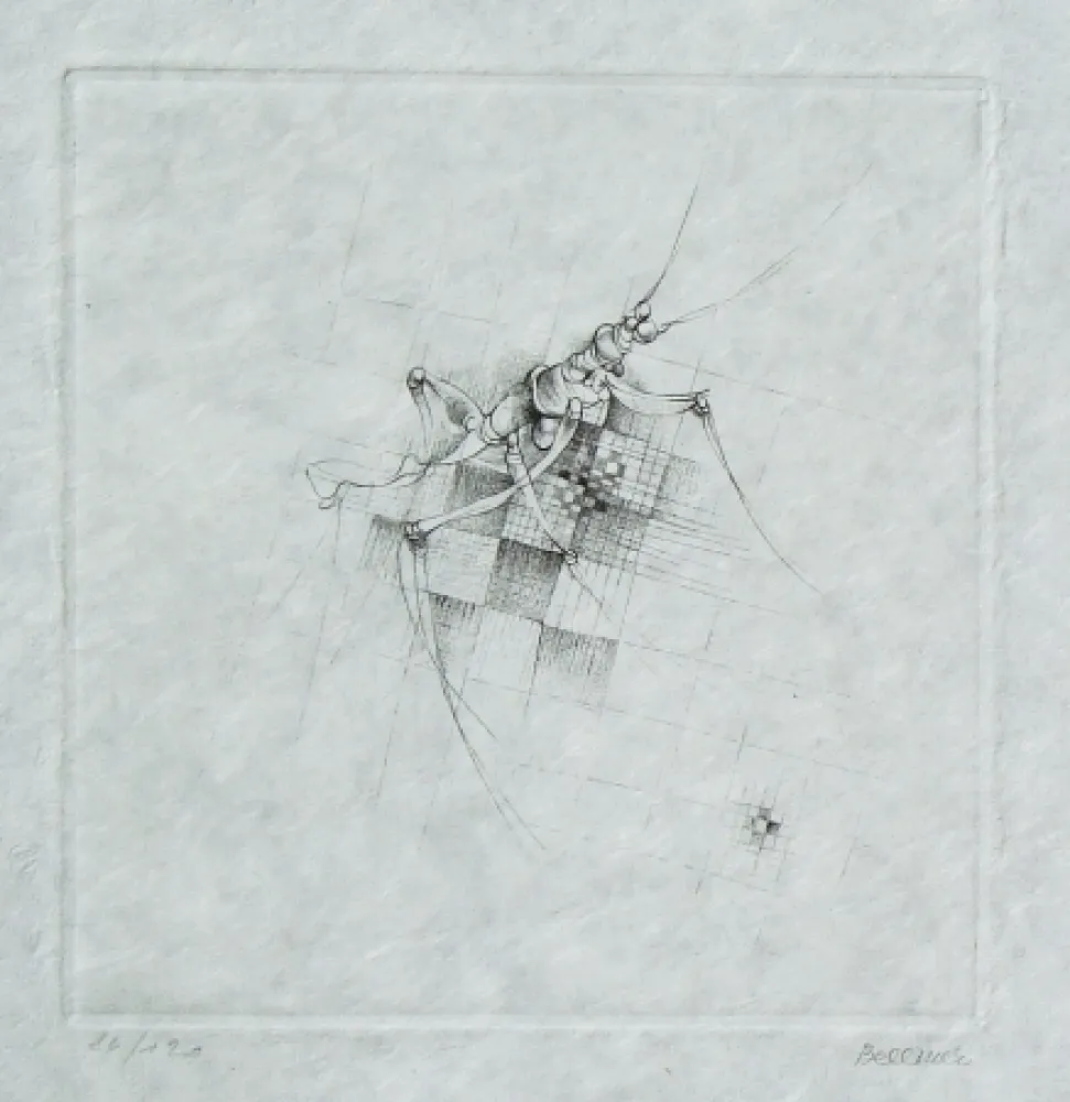 Гравюра Сухой Иглой Bellmer - Oracles et Spectacles