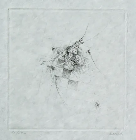 Гравюра Сухой Иглой Bellmer - Oracles et Spectacles