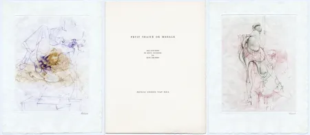 Иллюстрированная Книга Bellmer - PETIT TRAITÉ DE MORALE. 10 gravures en couleurs signées + suite signée (1968)