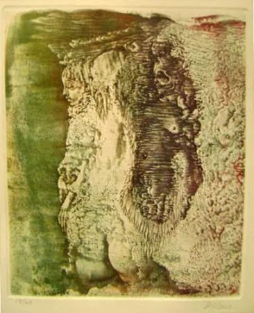 Гравюра Bellmer - Petite fille et la mort