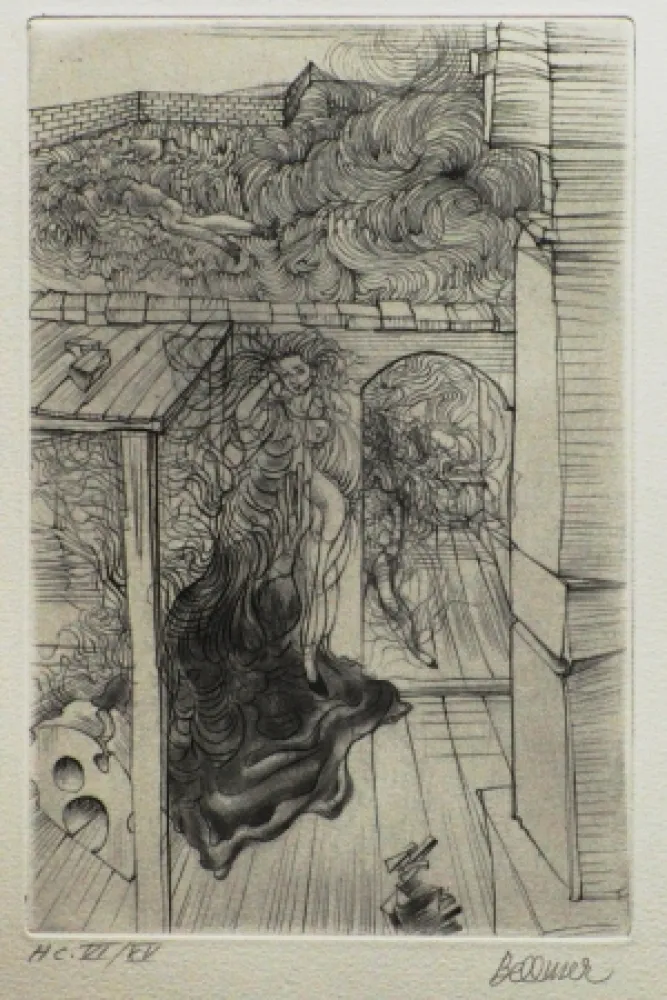 Офорт Bellmer - Retable