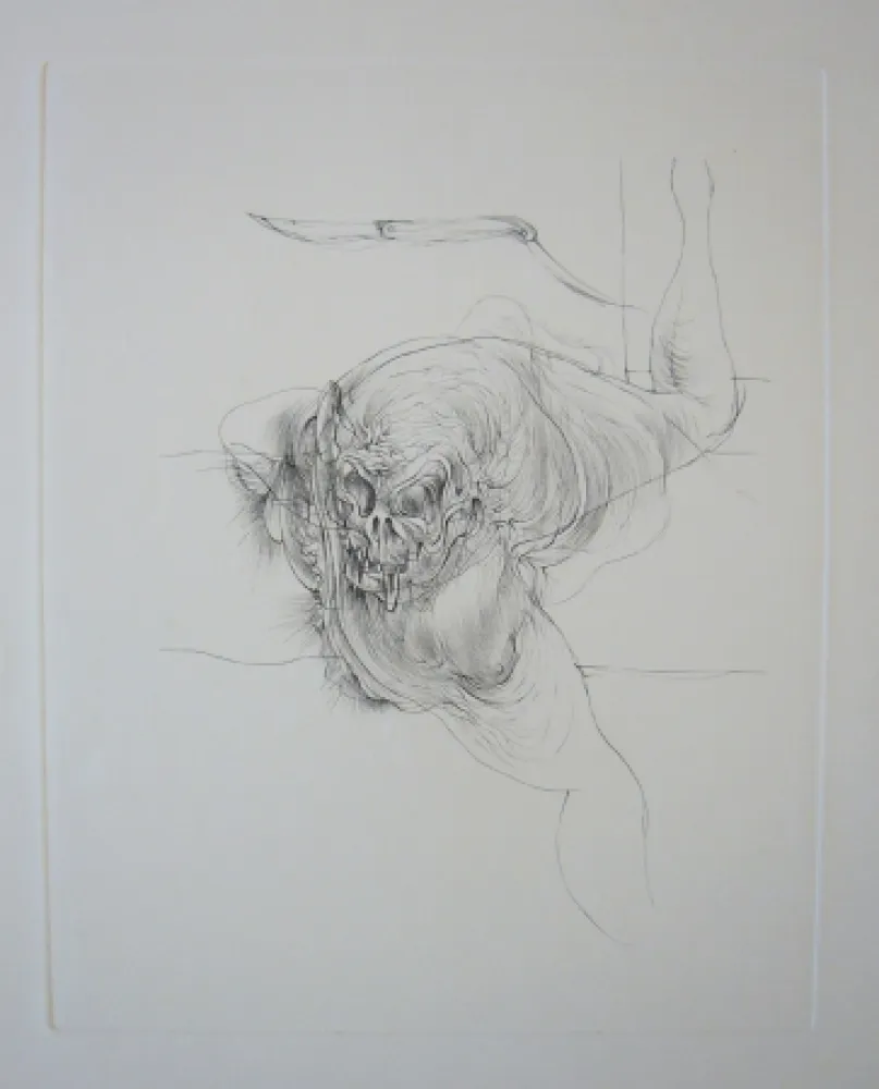 Офорт Bellmer - Sans titre