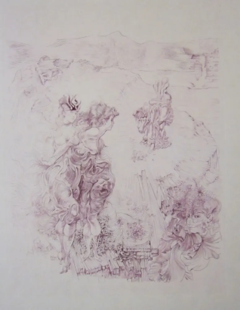 Офорт Bellmer - Sans titre