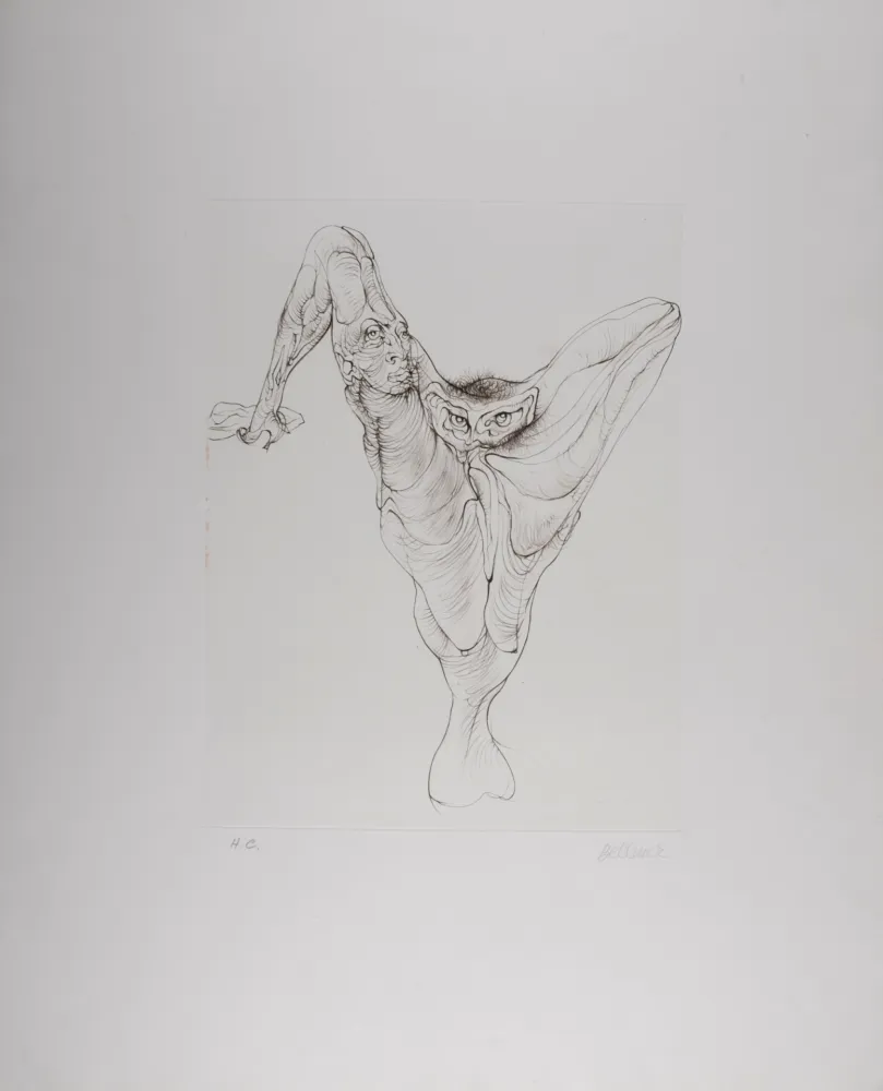 Офорт Bellmer - Sexe Oiseau