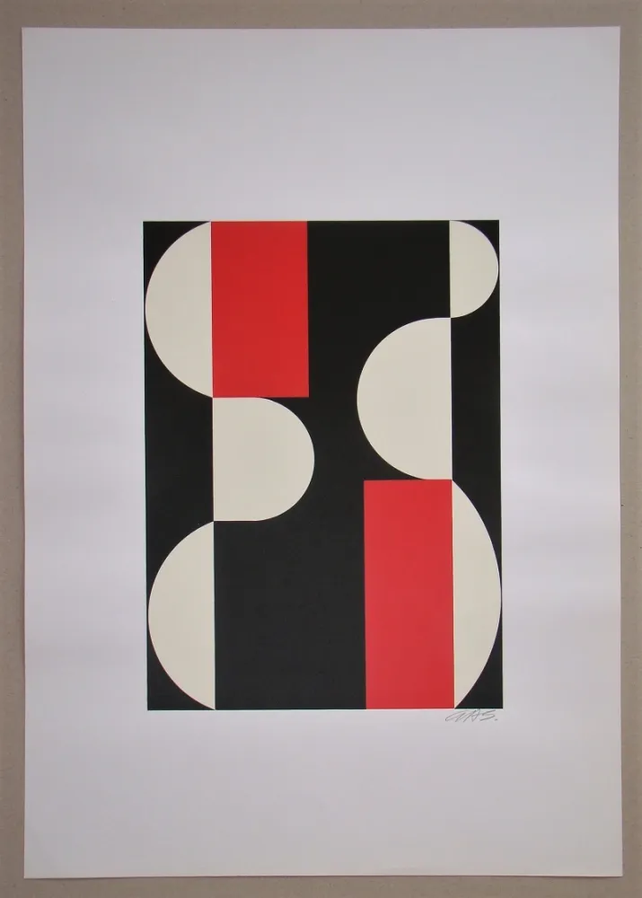 Сериграфия Béöthy Steiner - Composition, 1970