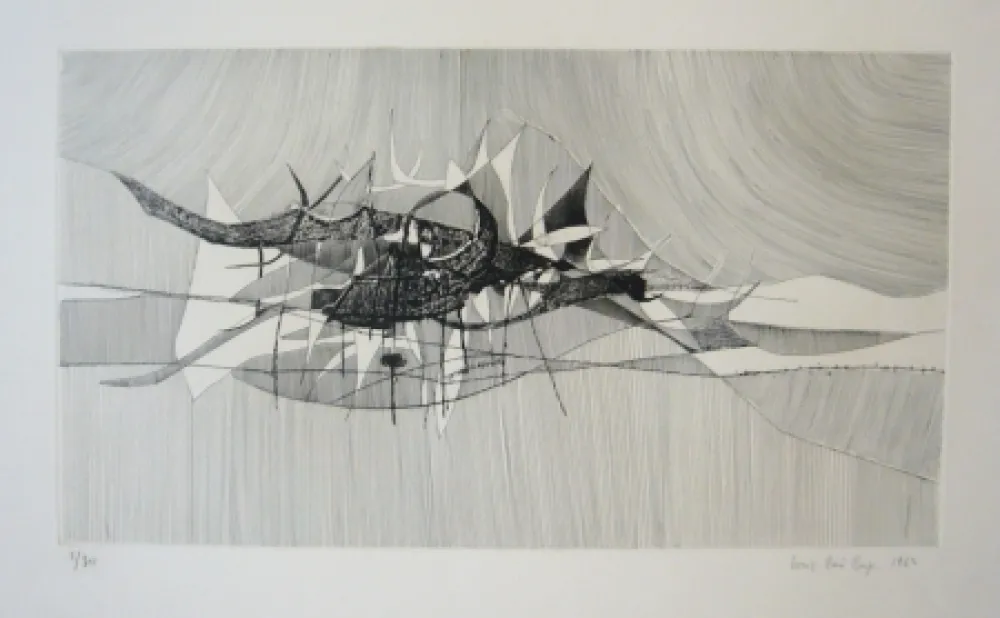 Гравюра Berge - Impression marine