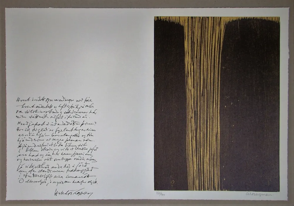 Гравюра На Дереве Bergman - Sans titre