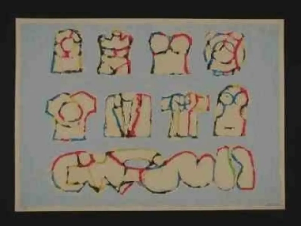 Сериграфия Berrocal - Sans titre