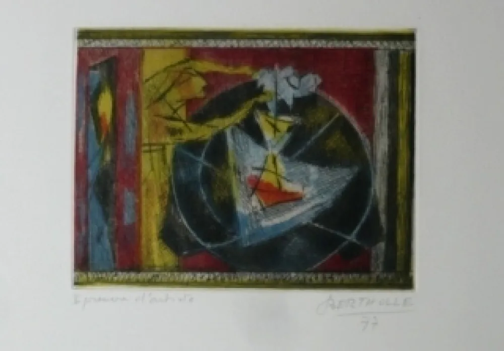 Гравюра Bertholle - Sans titre