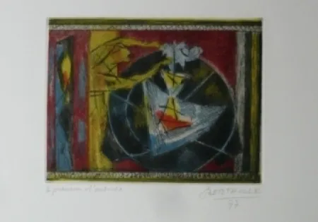 Гравюра Bertholle - Sans titre