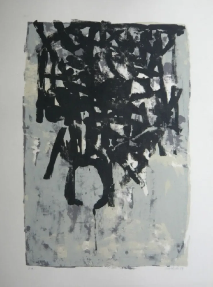 Литография Bertholo - Composition 