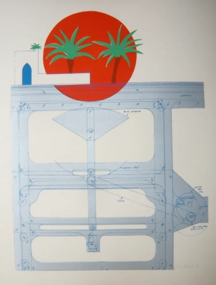 Литография Bertholo - Sans titre