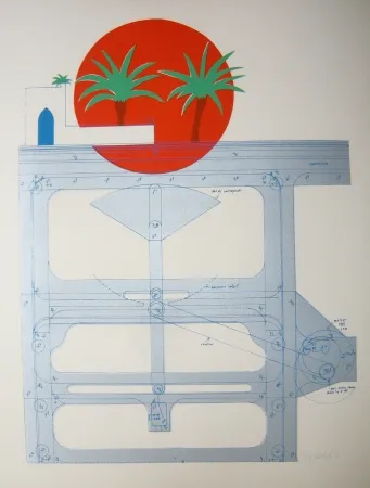 Литография Bertholo - Sans titre