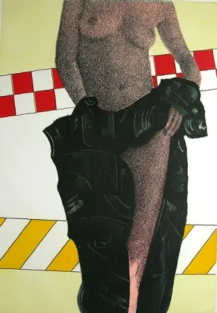 Офорт И Аквитанта Bertini - Nudo