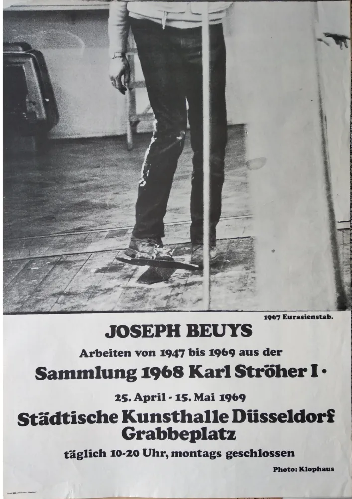 Гашение Beuys - „1967 Eurasienstab. - Joseph Beuys. Arbeiten von 1947 bis 1969...