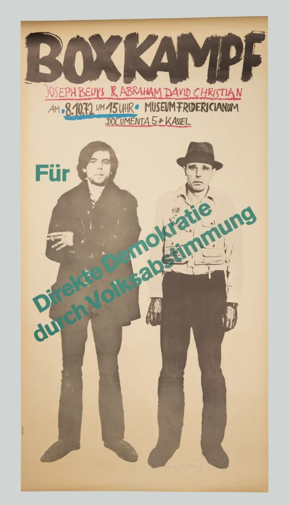 Гашение Beuys - Beuys boxt für direkte Demokratie