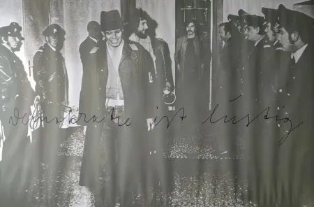 Сериграфия Beuys - Demokratie ist lustig, 1973. 