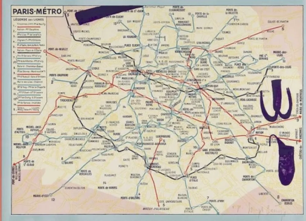 Литография Beuys - Initiation Gauloise