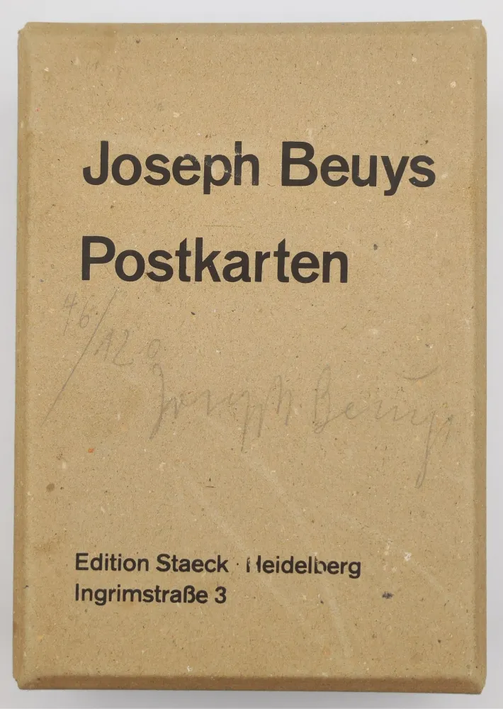 Многоэкземплярное Произведение Beuys - Postkarten. Multiple.