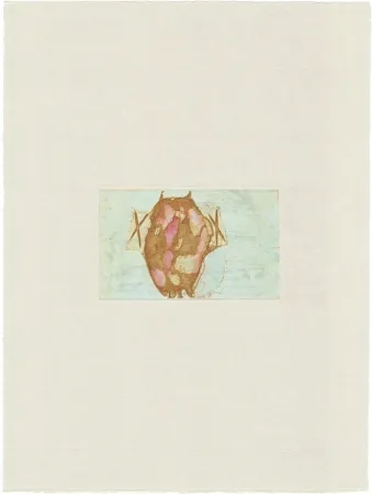 Гравюра Beuys - Tränen: Schamanentrommel (grün) 