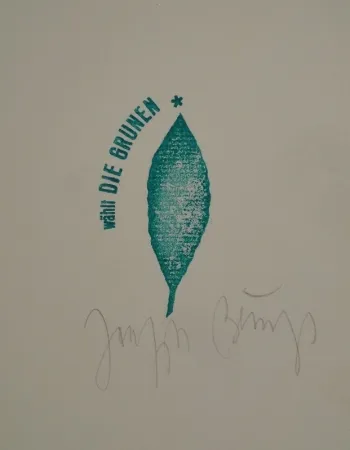 Нет Никаких Технических Beuys - “wählt die Grünen“