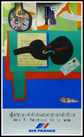 Гашение Bezombes - AIR FRANCE JOIE FESTIVAL DE LA VIE