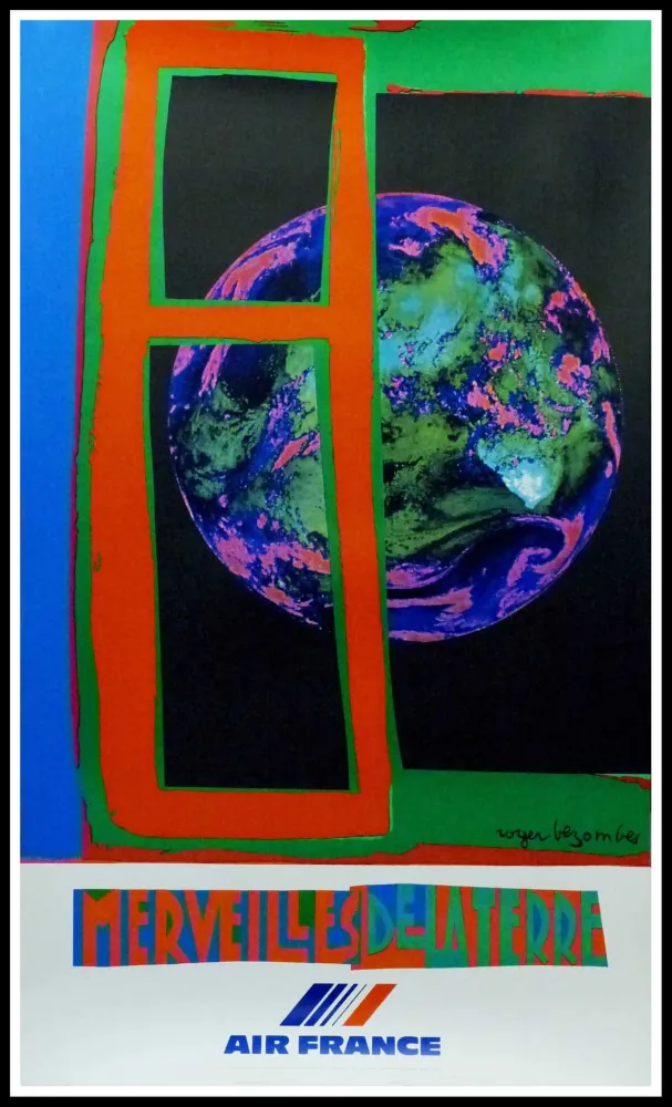 Гашение Bezombes - AIR FRANCE MERVEILLES DU MONDE