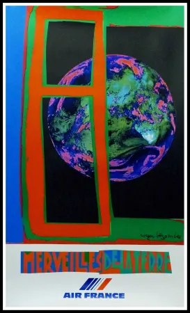 Гашение Bezombes - AIR FRANCE MERVEILLES DU MONDE