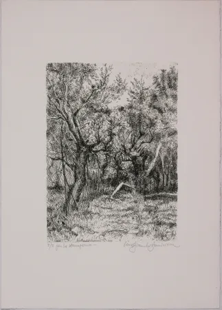 Офорт Bianchi Barriviera - Untitled