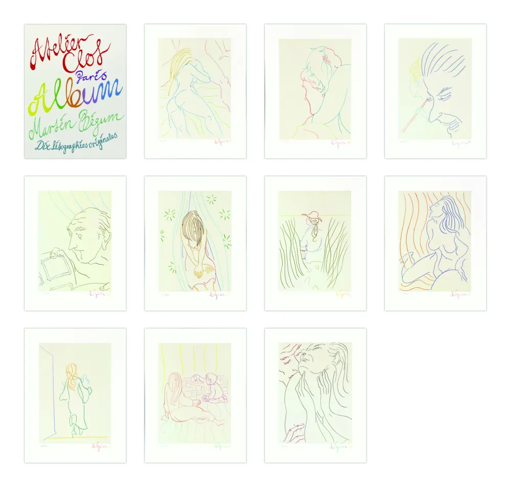 Литография Bigum - Album - 10 lithographies originales